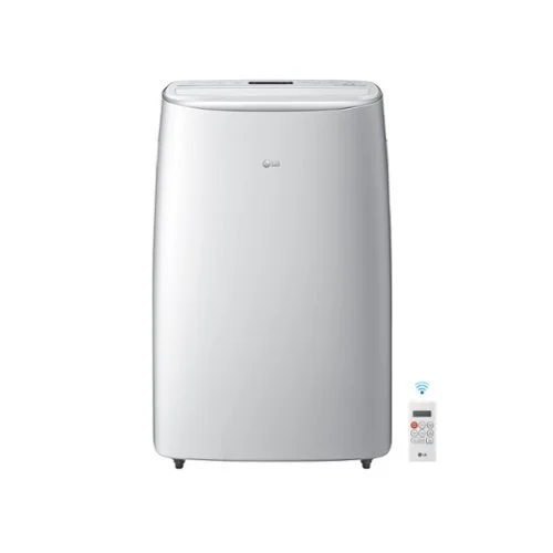 LG - 115V Dual Inverter Portable Air Conditioner with Wi-Fi Control for Rooms up to 450 Sq. Ft - White