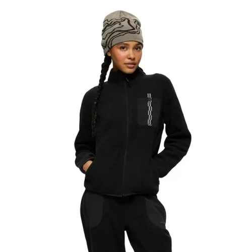 Merrell Women Jungle Fleece Full Zip Black L  Apparel