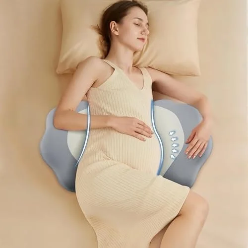 DONAMA Memory Foam Pregnancy Pillow Maternity Wedge Pillow for Side Sleeper