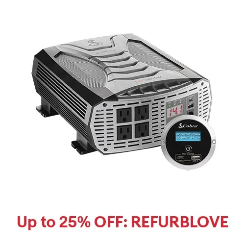 Cobra PRO 3000W Certified Refurbished 3000 Watts 6000 Peak Power Inverter AC/DC