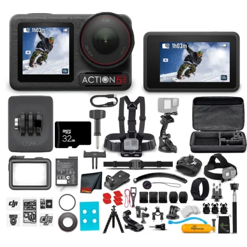DJI Osmo Action 5 Pro Standard Action Camera 50 In 1 Kit Bundle