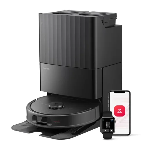 Roborock QV35A Robot Vacuum,8000Pa, Anti-Tangle, Self-Washing - Certified Refurb