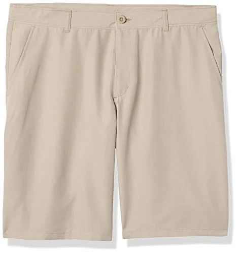 Nautica Boys' School Uniform Performance Short, Khaki, 10