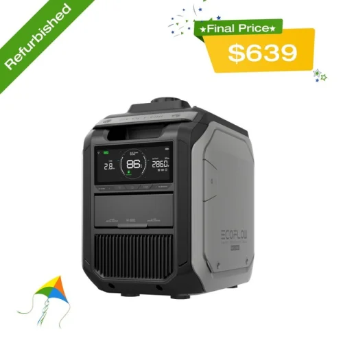EcoFlow SG3000 Smart Dual Fuel LPG丨Gas Generator Powered for Emergencies/Outdoor