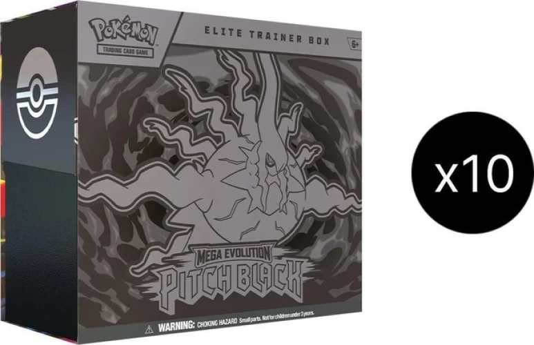 Pok&eacute;mon TCG: Pitch Black ETB Case Sealed English Factory Sealed ME05 Ships 7/17