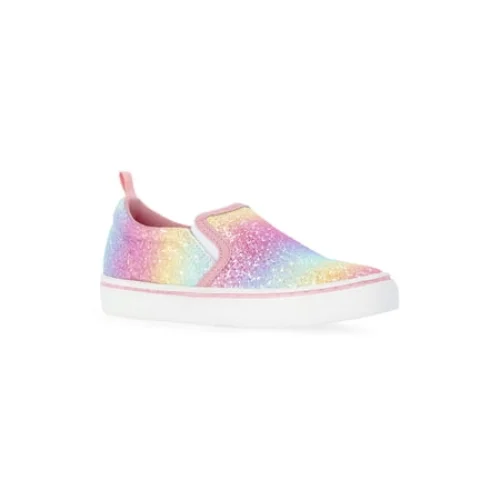 Wonder Nation Little and Big Girls Casual Slip On Sneakers