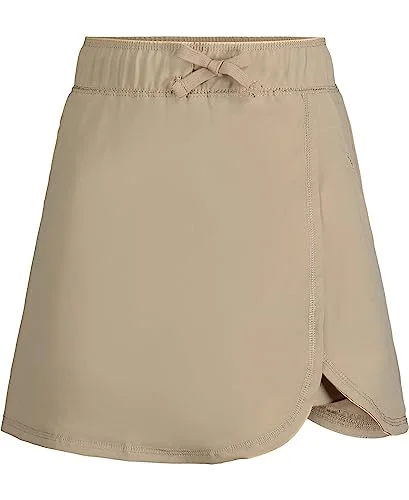 Nautica Girls School Uniform Performance Scooter, Khaki/Wrap, 10