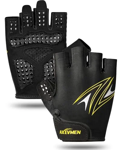AXEVMEN Bike Gloves for Women/Men Cycling Gloves Gym Gloves