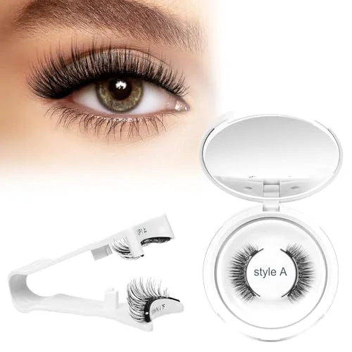 Higu clace Magnetic Eyelashes with Applicator Reusable Magnetic Lashes(A10)