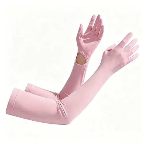 CPTRUERE Summer Sun Protection Gloves Touchscreen Women Sports UV Gloves