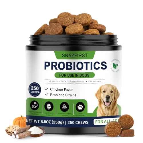 Probiotics for Dogs, Dog Probiotics Chews for Digestive Health &Gut Health