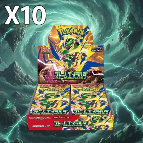 Storm Emeralda Booster Box 10X Wholesale Bundle Japanese Pok&eacute;mon US Seller PSL