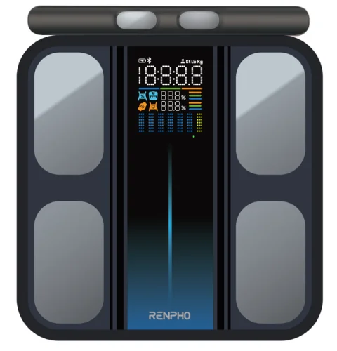 RENPHO Scale for Body Weight and Fat Percentage, Smart Scale with 8 Electrodes