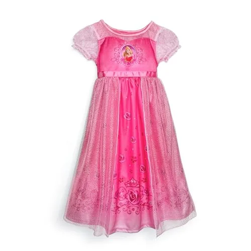 Disney Girls' Princess Fantasy Gown Nightgown, AURORA, 6