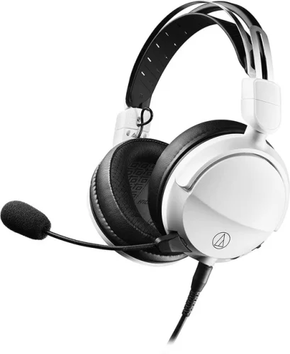 Audio-Technica High-Fidelity Closed-Back Wired Gaming Headset - White