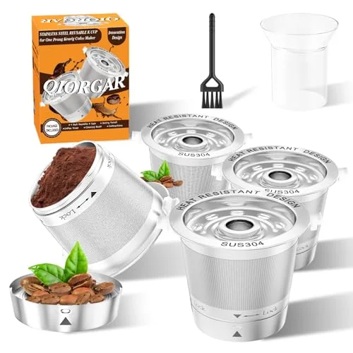 4 Pack Reusable K Cups for Keurig 1.0 Coffee Machine