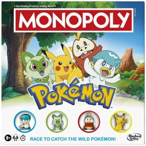 Monopoly Pok&eacute;mon Edition Board Game, Games for Pok&eacute;mon Fans, Kids Ages 8+