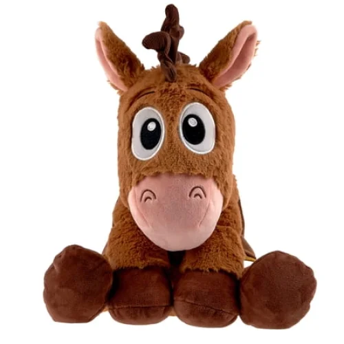 Disney and Pixar Toy Story 5 Bullseye Weighted Plush, Soft Stuffed Animal Toy with Weighted Beans