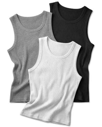 JoyMotion 3 Pack Boys' Cotton Tank Tops