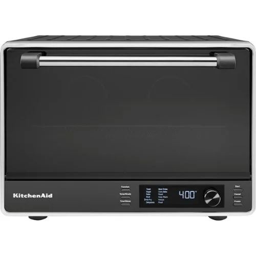 KitchenAid - Dual Convection Countertop Oven with Air Fry and Temperature Probe, 120 VAC - Black Matte