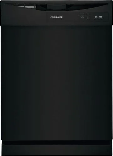 Frigidaire - 24" Front Control Built-In Dishwasher with Energy Saver Dry, 62dba - Black