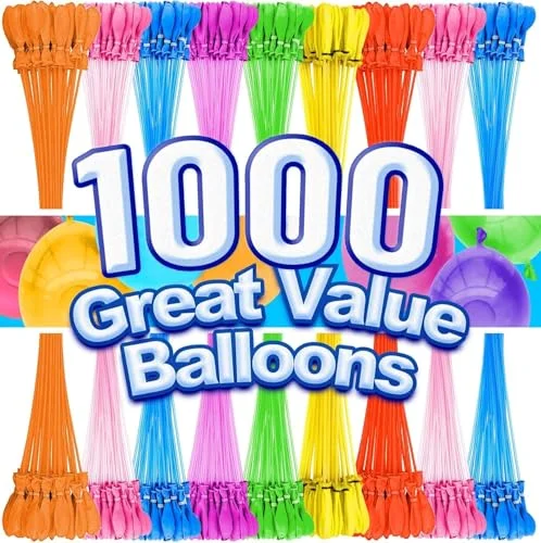 1000Pcs Water Balloons, Water Balloons Quick Fill 1000 for Kids & Adults