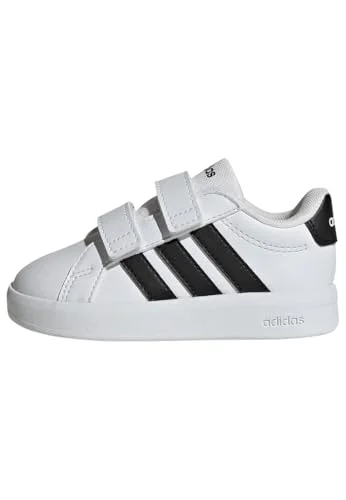 adidas Unisex-Baby Grand Court 3.0 Cf I, White/Black, 9