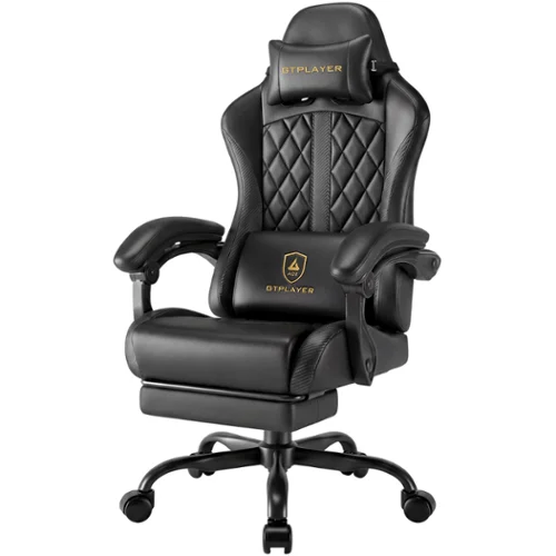GTPlayer - Ergonomic Gaming Chair - Black