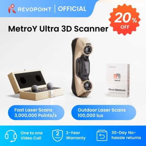 Revopoint MetroY Ultra 3D Scanner For 3D Print Wireless Outdoor LaserScan 0.01mm