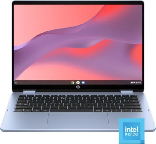 HP - 14" 2K Touchscreen 2-in-1 Chromebook - Intel Core N150 - 8GB Memory - 64GB eMMC - Sky Blue