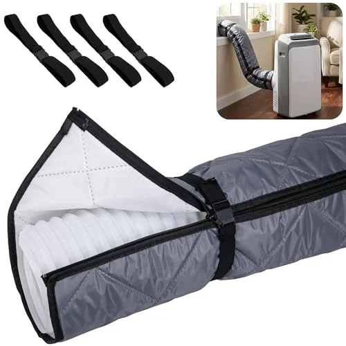 Zipper Air Conditioner Hose Cover, Quilting Hose Cover Wrap Insulation