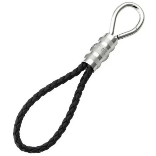 New Montblanc Woven Black Leather Stainless Steel 105911