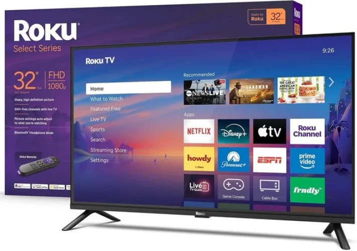 Roku 32R3E5 Select Series 32" HD LED Smart TV  w/ Voice Remote
