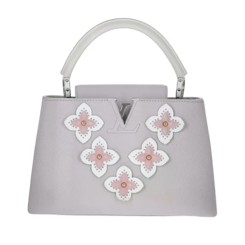Louis Vuitton Limited Edition Taurillion Mechanical Flowers Capucines PM Grey
