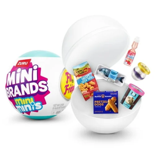 Mini Brands Fill the Fridge Mini Series 1 Capsule by ZURU - Surprise Unbox Collectible Toy for Kids Ages 8+