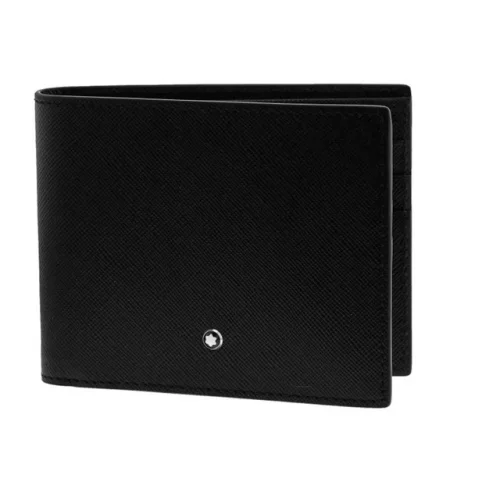 New Montblanc Sartorial Black Leather Wallet 113215