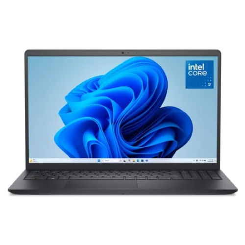 Dell DC15250 15.6" FHD 120Hz Laptop, Intel Core 3 100U, 8GB DDR5 RAM, 512GB SSD, Carbon Black