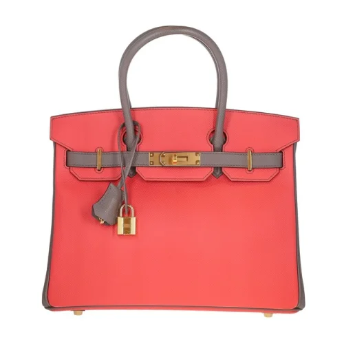 Hermes Bicolor Epsom HSS Birkin 30 Rose Jaipur-Etain
