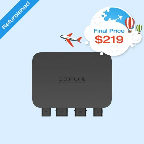 EcoFlow 800W Car Alternator Charger 3-in-1 Fast DC Charger Certified Refurbished