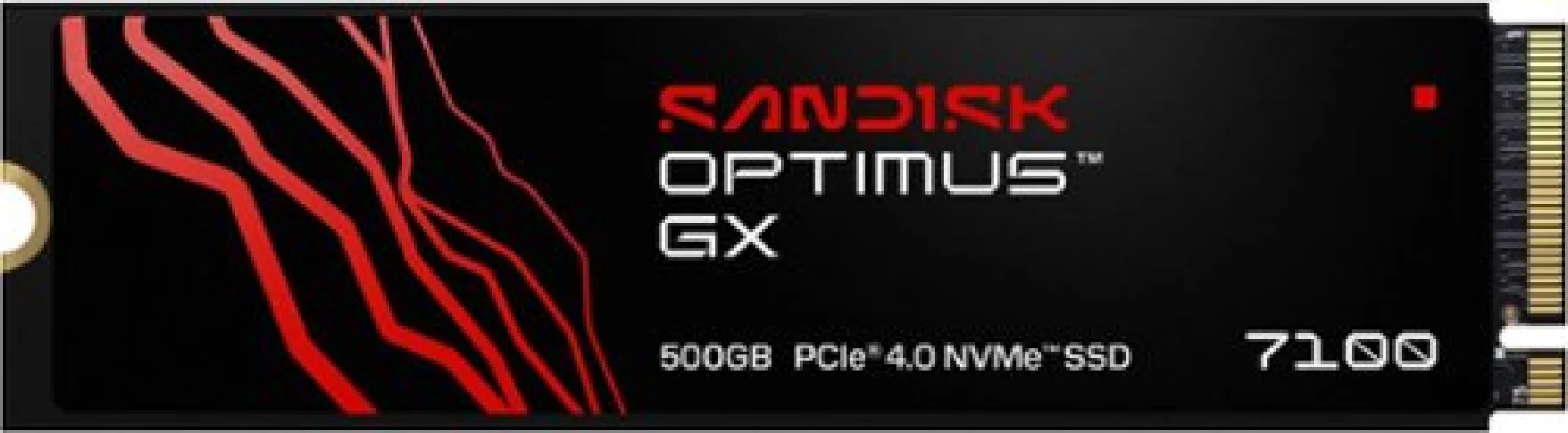 SANDISK - 500GB Optimus GX 7100 PCIe 4.0 x4 M.2 2280 NVMe SSD