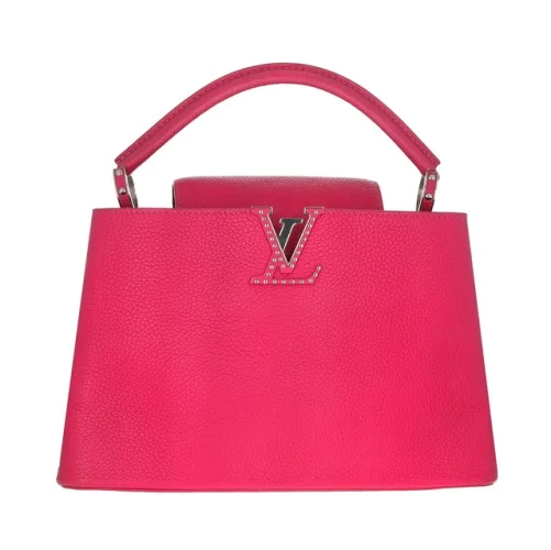 Louis Vuitton Taurillon Capucines MM Pink