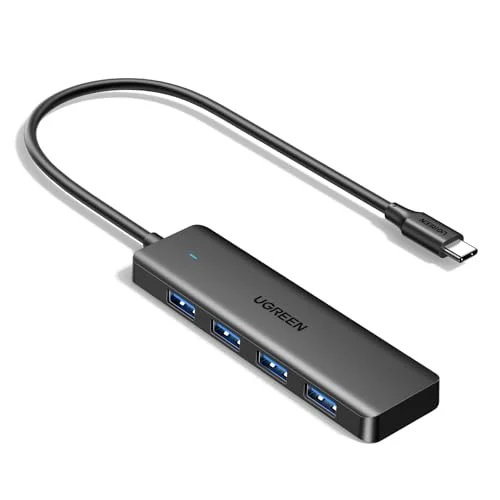 UGREEN USB C Hub, 4 Ports USB A Splitter Ultra-Slim USB Expander, 0.5 ft