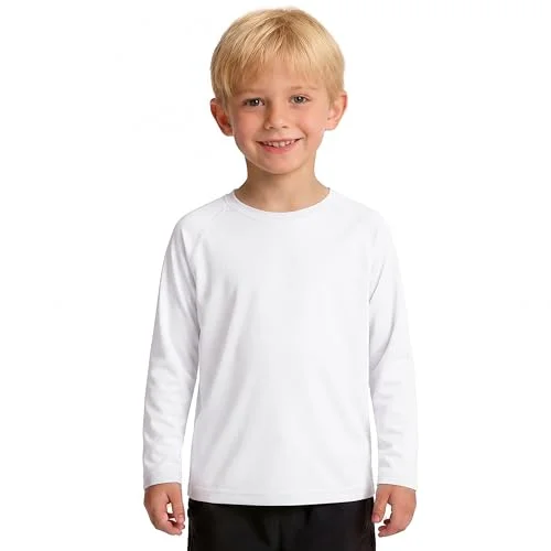 Toddler Boys Long Sleeve Rash Guard Swim Shirts UPF 50+ Quick Dry, 2-3T