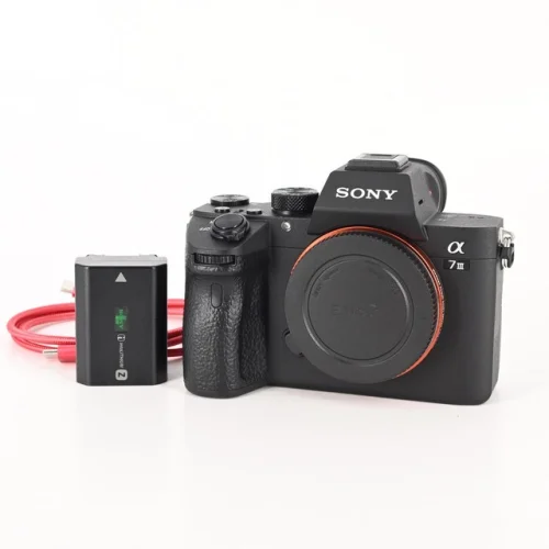 Sony Alpha a7 III Mirrorless 24.2MP Digital Camera Body, Cracked LCD #258