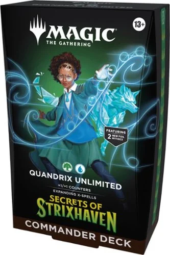 Wizards of The Coast - Magic: The Gathering Secrets of Strixhaven Commander Deck - Quandrix Unlimited