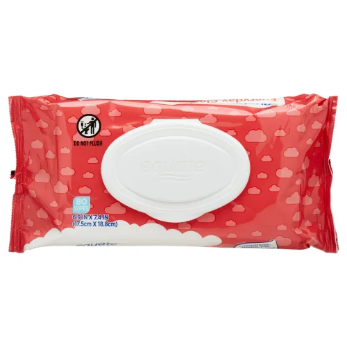 Equate Baby Everyday Clean Wipes with Aloe Vera and Vitamin E, 80 Wipes