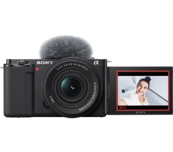 Sony ZV-E10KB Mirrorless Camera with 16-50mm Power Zoom Lens