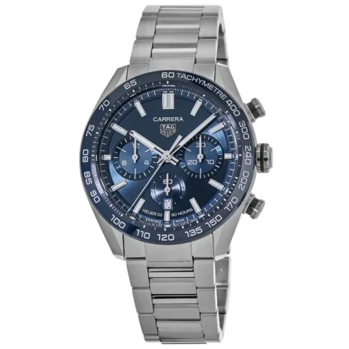 New Tag Heuer Carrera Chronograph Automatic Blue Men's Watch CBN2A1A.BA0643
