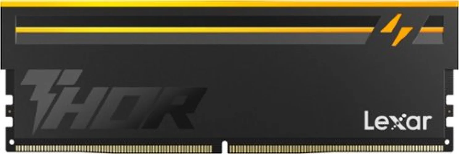 Lexar - THOR Series RGB DDR5 RAM, 32GB Kit (2x16GB) 6000 MT/s, C38, Support Intel XMP 3.0 & AMD EXPO, 1.35V - Black