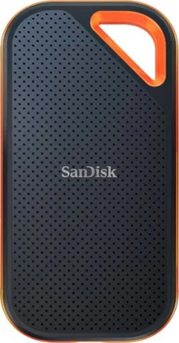 SANDISK - Extreme Pro Portable 2TB External USB-C NVMe SSD - Black